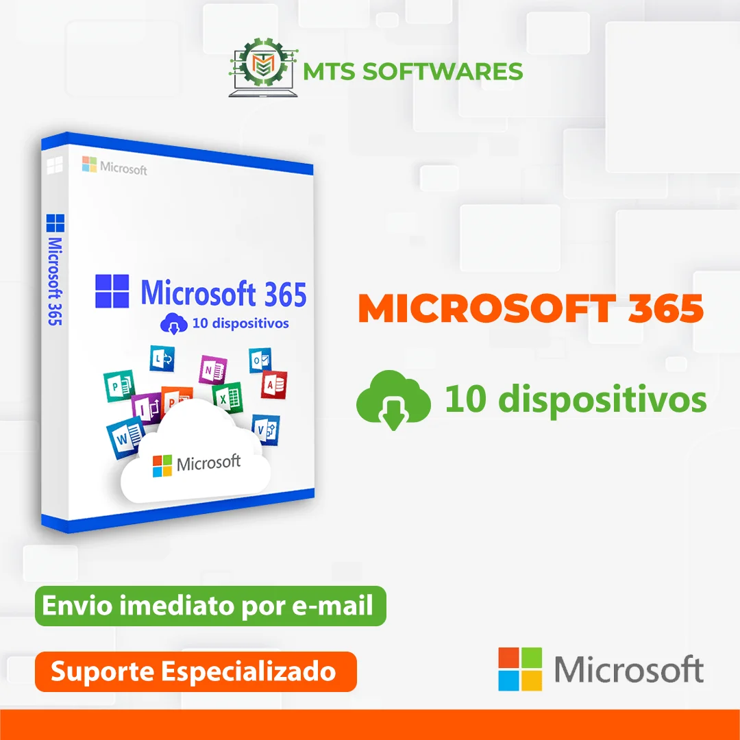 Microsoft 365 – Para 10 Dispositivos